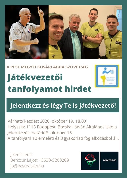 Játékvezetői tanfolyam 2020-21